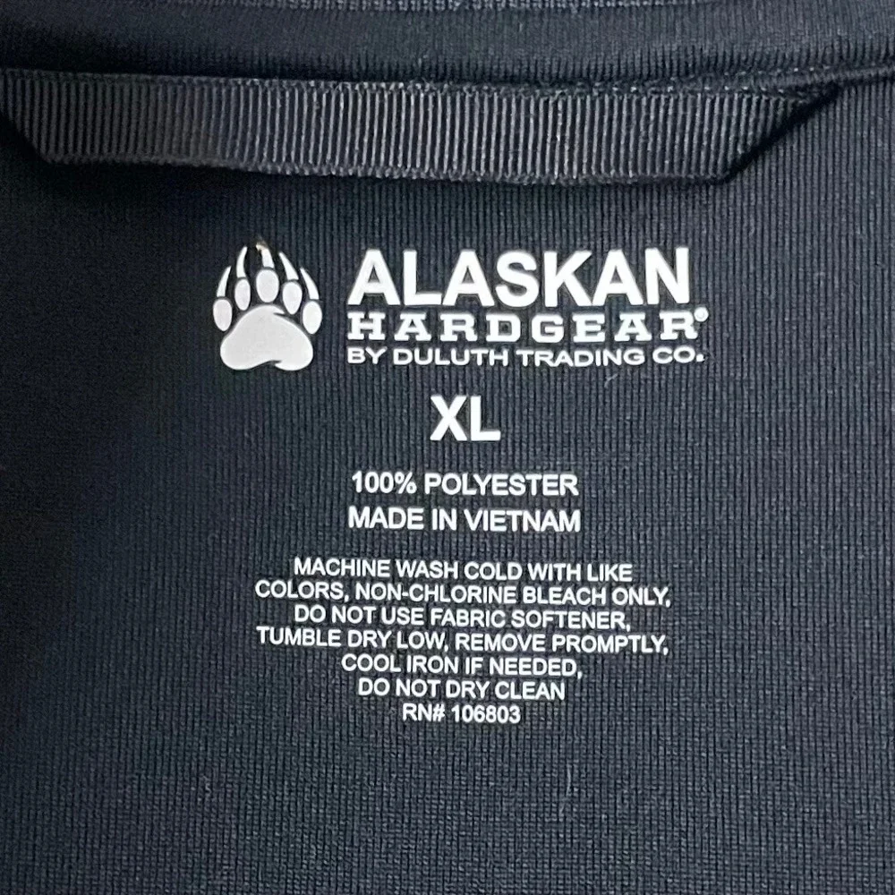 Alaskan Hardgear Jacket‎ Mens XL Gray Graveltec Fleece Full Zip Outdoor Hiking
